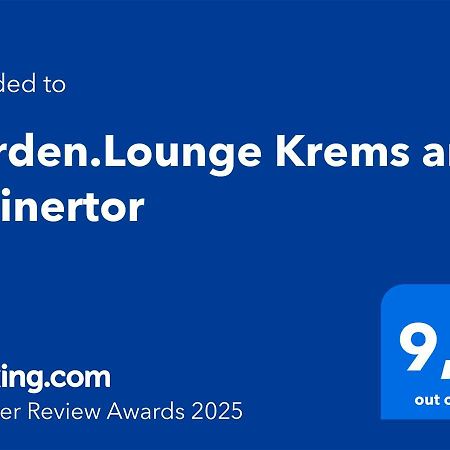 Garden.Lounge Krems Am Steinertor Apartment Bagian luar foto